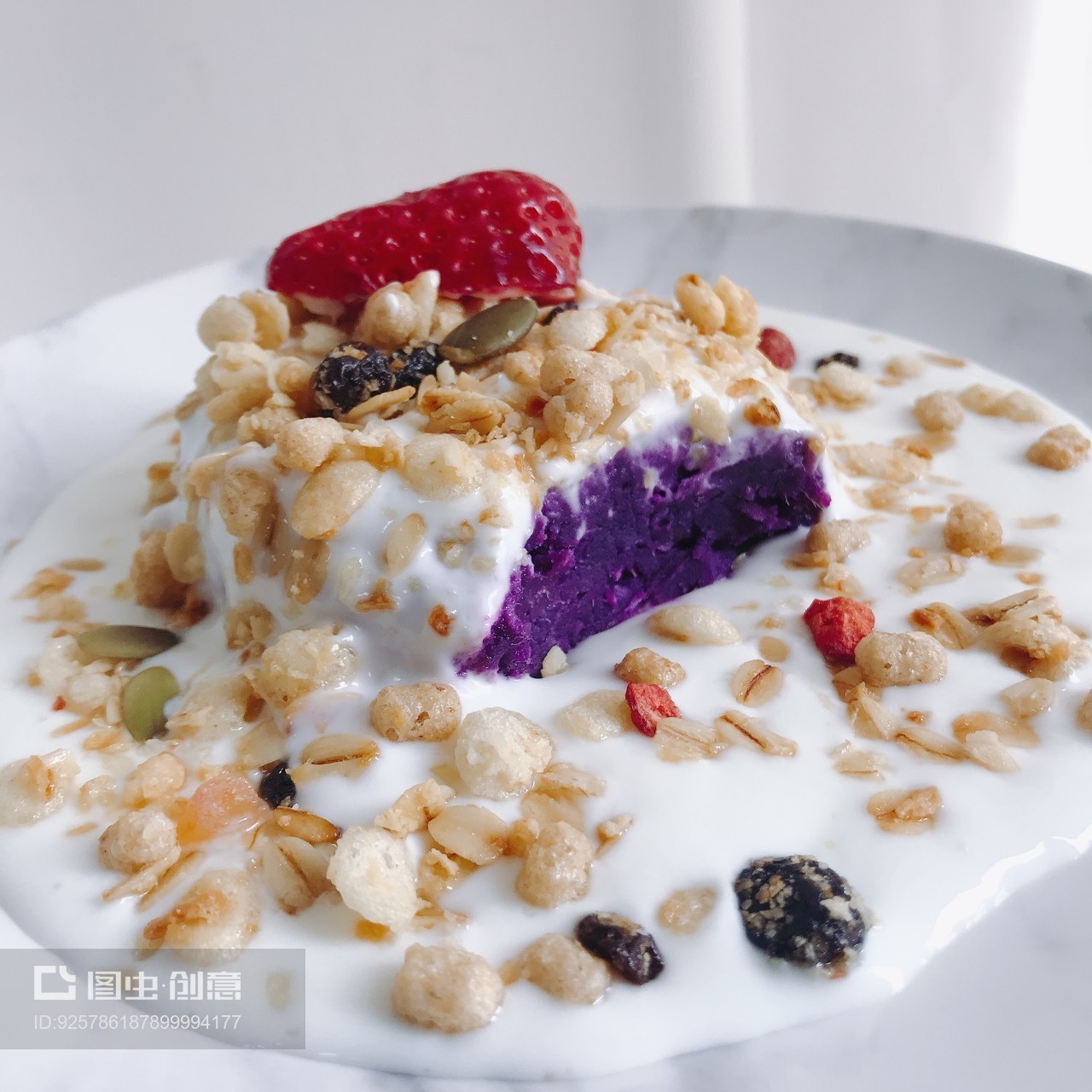 原味紫薯泥,婴儿辅食原料健康,新鲜原味紫薯泥图2