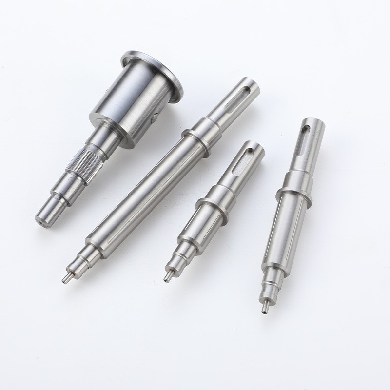 cnc加工铝件铝合金铜件不锈钢偏心轴非标五轴数控车床走心机加工图3