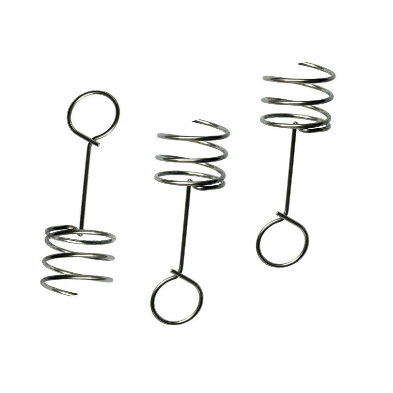 弹簧加工异形配件灯饰拉簧304不锈钢带钩磨尖异形弹簧定制图4