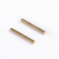 铜针 导电铜针照明铜针8*60 非标五金铜针镀镍导电铜针 本色铜针