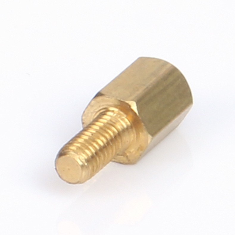 铜螺柱六角铜柱5*6*M3铁螺柱镀镍螺柱电子设备医疗器械连接器图4