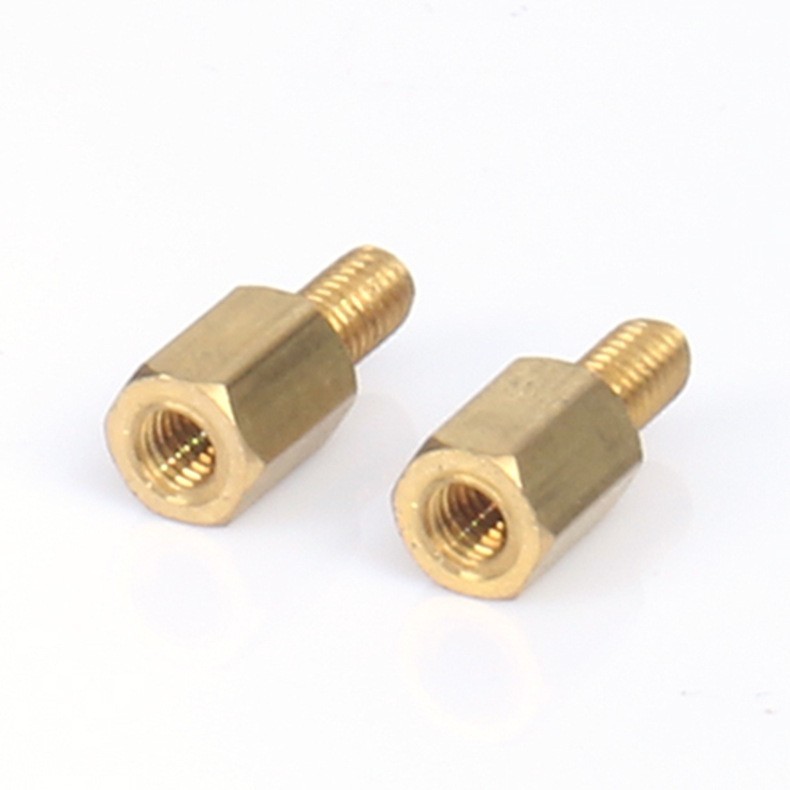 铜螺柱六角铜柱5*6*M3铁螺柱镀镍螺柱电子设备医疗器械连接器图3