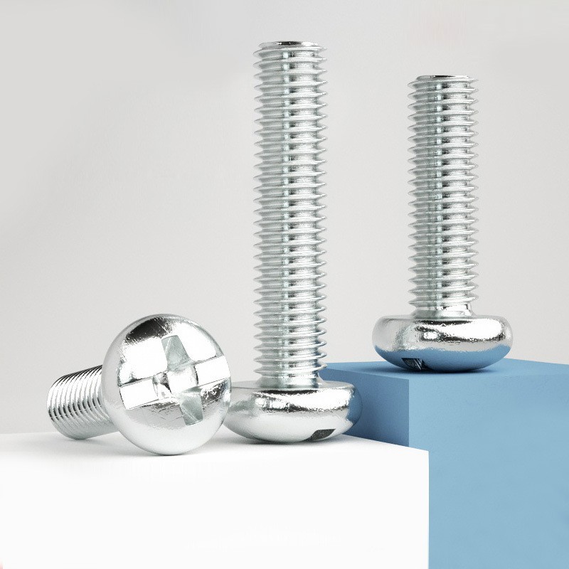 定制高碳钢十一字槽盘头圆头机螺钉M1M2M4M6M10螺栓螺丝紧固件图4