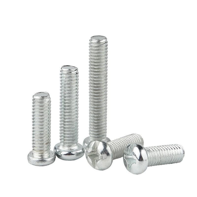 定制高碳钢十一字槽盘头圆头机螺钉M1M2M4M6M10螺栓螺丝紧固件图2