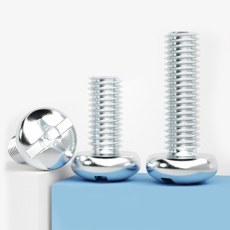 定制高碳钢十一字槽盘头圆头机螺钉M1M2M4M6M10螺栓螺丝紧固件图3