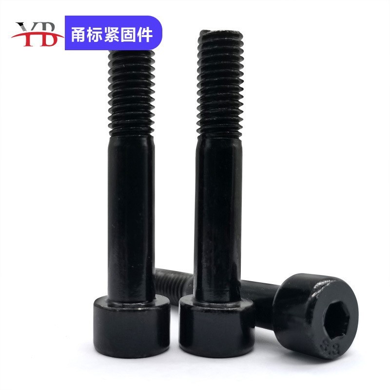 定制8.8级高碳钢内六角圆柱头全牙机螺丝钉DIN7984半牙螺栓图2