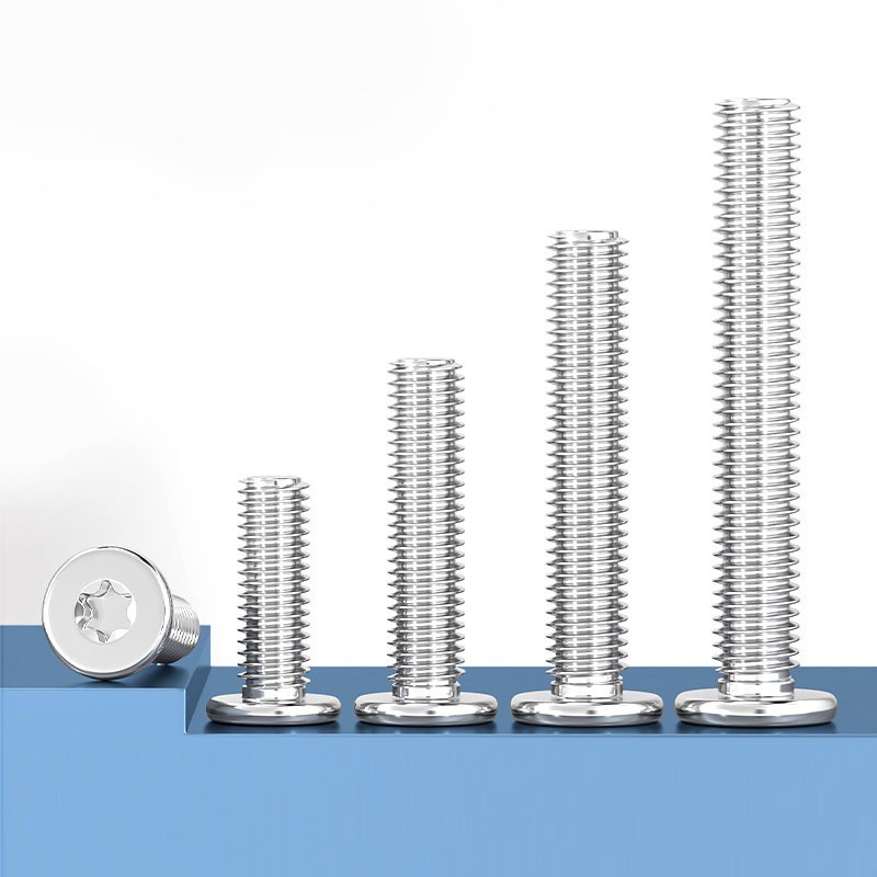 定制高碳钢大扁平头梅花机螺丝钉薄头CA平尾m3m4m5m6手拧螺栓图3