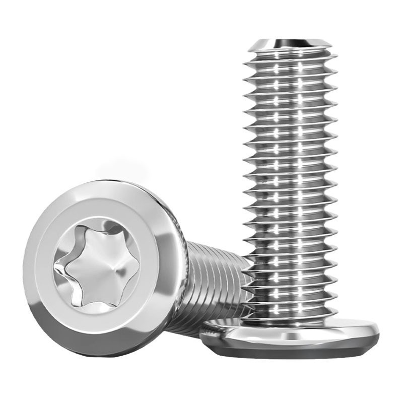 定制高碳钢大扁平头梅花机螺丝钉薄头CA平尾m3m4m5m6手拧螺栓图2