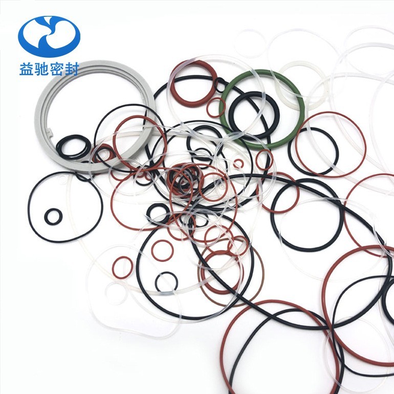厂家定制透明硅胶密封圈 食品级防水氟胶o型圈 定制NBR丁晴橡胶圈图2