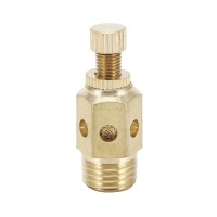 定制全铜平头消音器气动接头铁平头型消声器BSLM-M5 01/2/3分