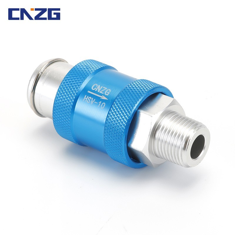 定制手控手滑阀手推阀门滑动开关内外螺纹HSV-08/QE-04快速排气图2