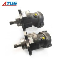 液压马达定制KMF90高速马达 打桩机振动马达 弯轴柱塞定量马达