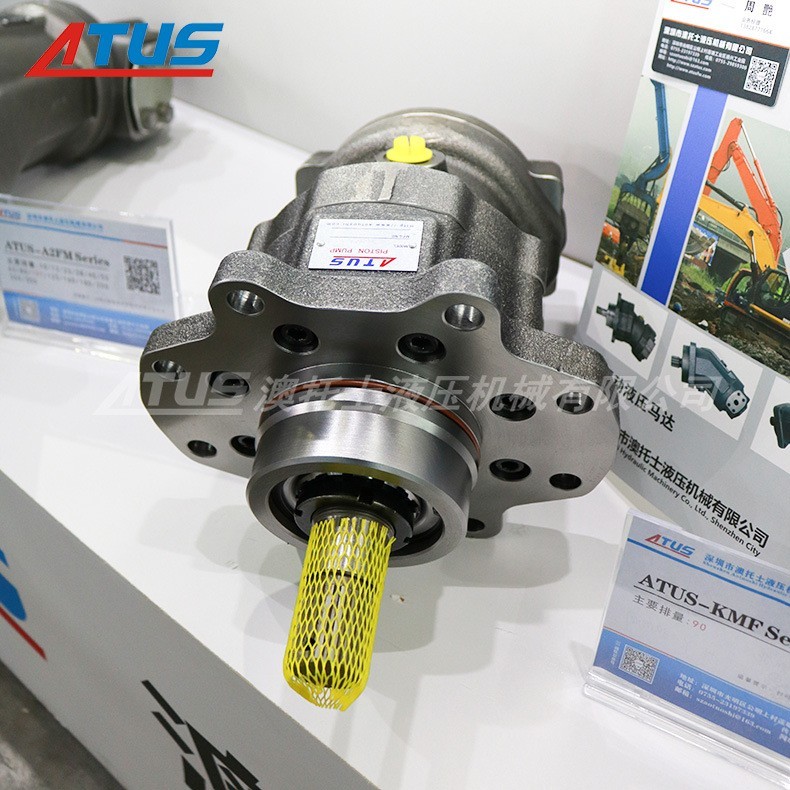 液压马达定制KMF90高速马达 打桩机振动马达 弯轴柱塞定量马达图5