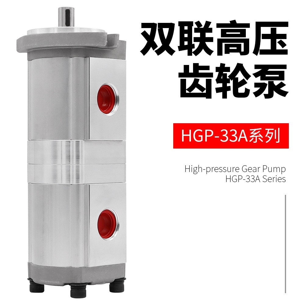 液压机床高压齿轮泵 双联齿轮泵HGP-33A 液压齿轮油泵图2