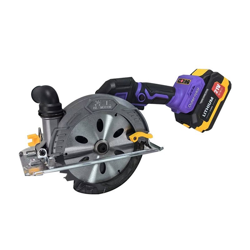 充电式圆锯木工5寸无刷锂电电锯5.5寸单手锯大艺通用手持式电圆锯图4