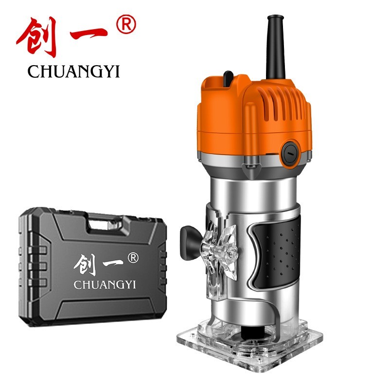 定制修边机木工工具倒装电木铣雕刻开孔锣机多功能铝塑板开槽机图2