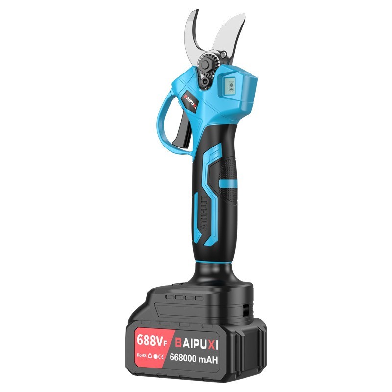 定制电动修枝剪刀果树剪充电式园艺园林专用粗枝剪刀树枝锂电剪刀