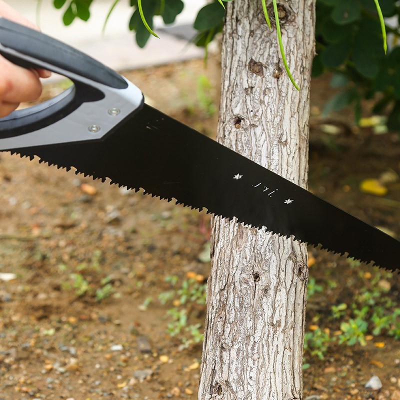 加工定制手板锯三面磨齿伐木锯家用锰钢木工锯园林修枝锯快速手锯图4