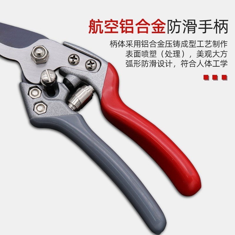 不锈钢修枝剪园林剪花园剪省力修枝剪园艺剪果树修枝剪定制图2