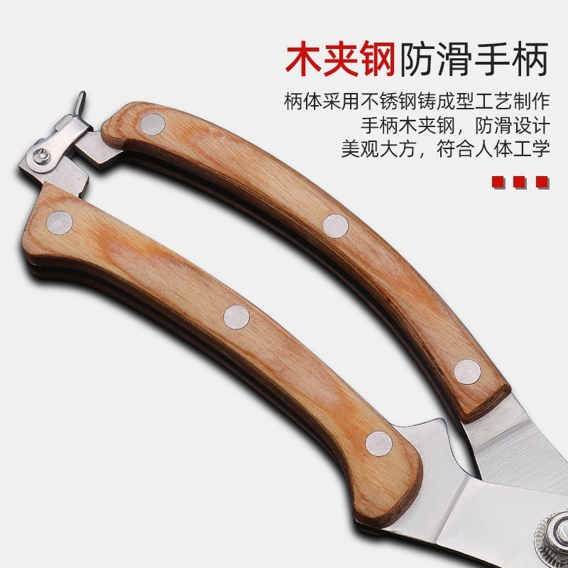 专业加工定制强力修枝剪果树粗枝剪家用树枝摘果剪园林工具图4