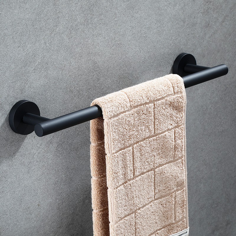 加工定制跨境304不锈钢毛巾杆架卫浴卫生间浴室五金挂件套装轻奢图3