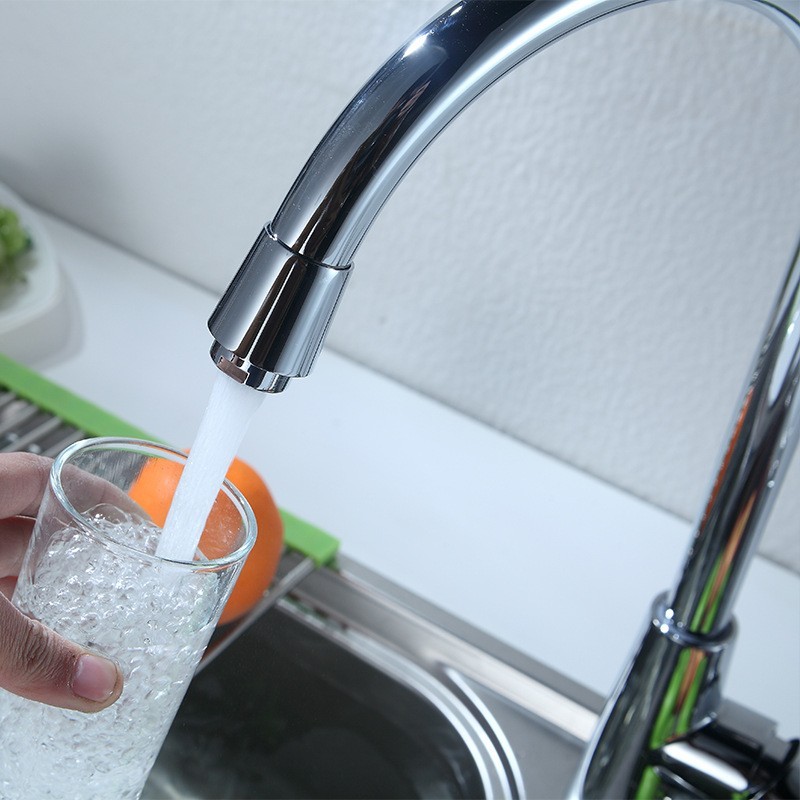 定制厨房水龙头 360度旋转铜冷热水龙头单把混水阀厨房菜盆水龙头图3