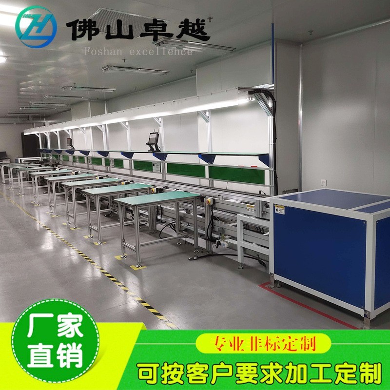 自动化组装线流水线 自动倍速链条装配线 车间电器组装生产线定制图2