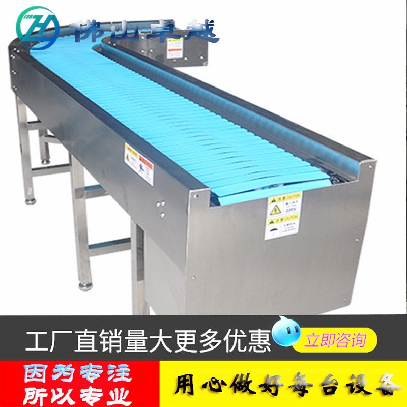 食堂餐盘回收线 绳式餐具自动收集输送机 餐盘回流线 餐盆传送带图2