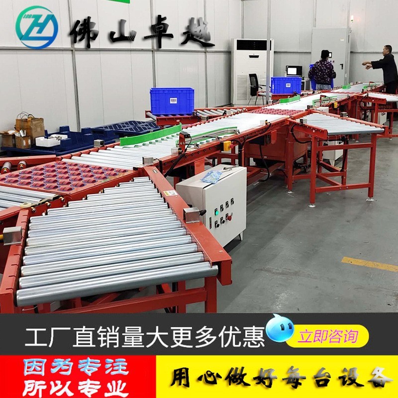 智能物流自动分拣线多角度自动斜摆轮 快递分货线 物流装卸线订制图2