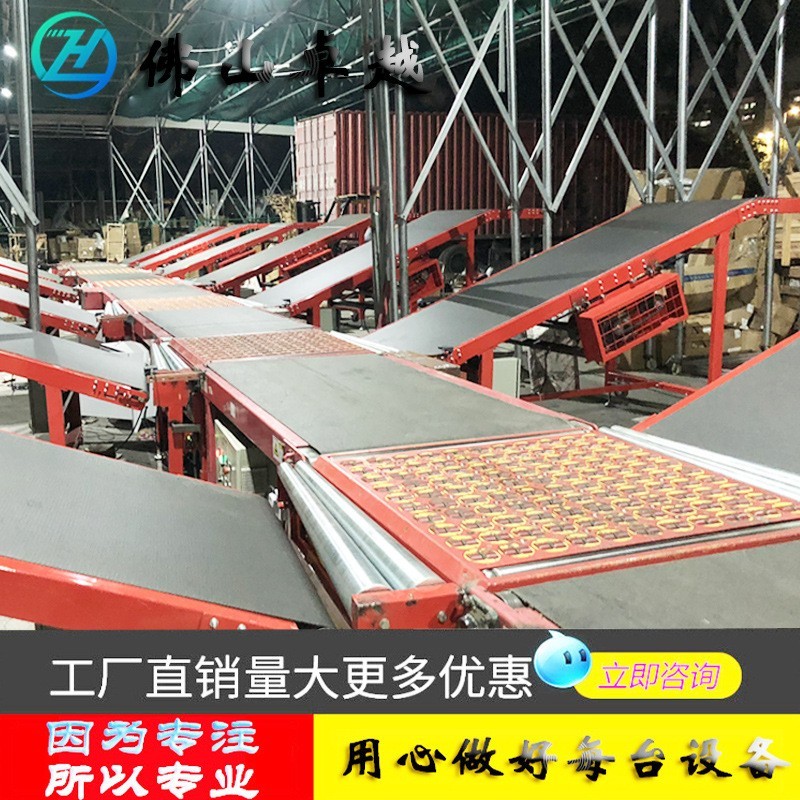 智能物流自动分拣线多角度自动斜摆轮 快递分货线 物流装卸线订制图3