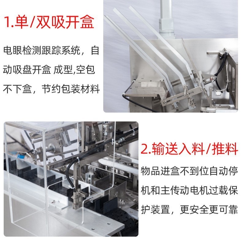 非标定制药品自动装盒机 多功能装箱包装线 机械设备药瓶折盒机图5