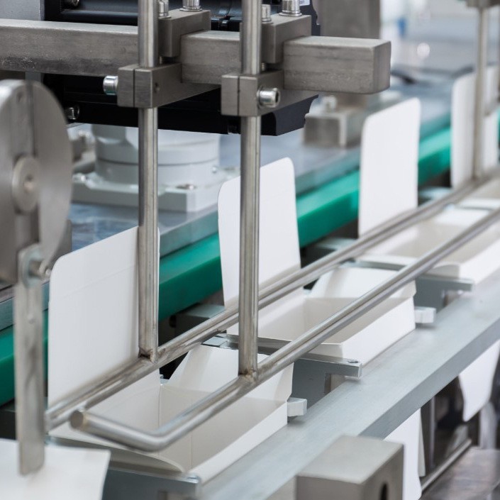 定制上开盖立式装盒机彩盒白卡纸盒自动包装机折盒机图4