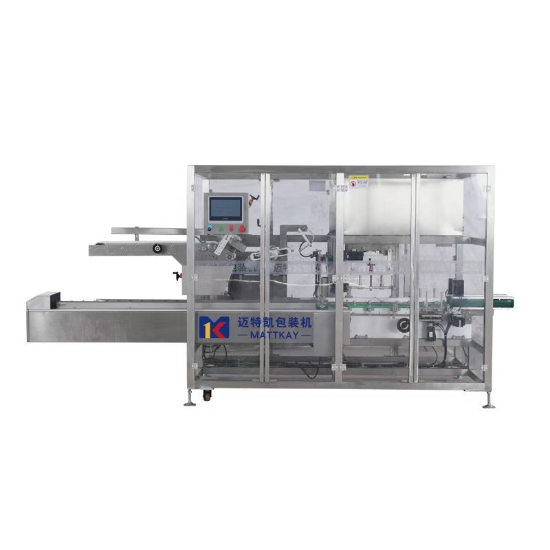 薯片全自动装盒机 油炸食品智能包装设备 零食折盒装盒机图2