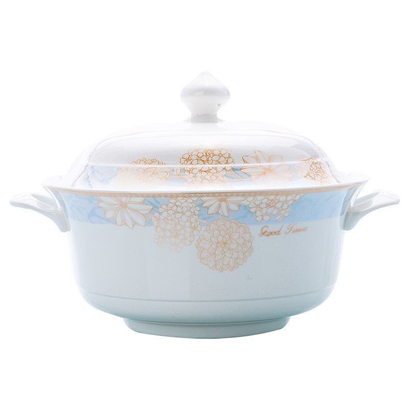 定制景德镇陶瓷餐具套装碗碟套装家用现代骨瓷碗盘碗筷送礼图2