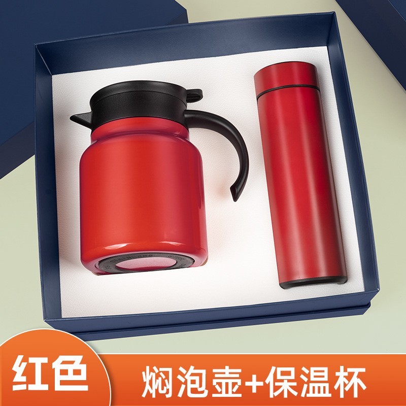 年会伴手礼商务礼品保温杯焖烧壶套装定制logo公司开业活动纪念品图3