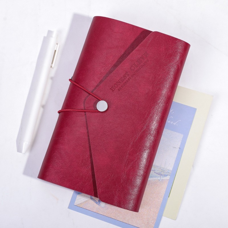 手账本PU活页笔记本本子a6复古记事本随身便携旅行创意文创可定制图3