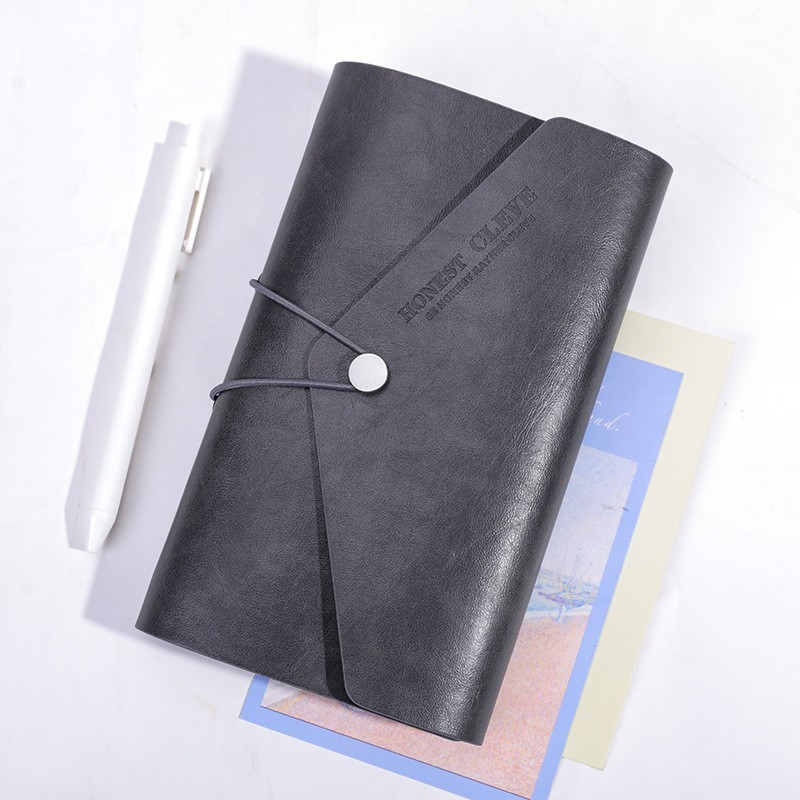 手账本PU活页笔记本本子a6复古记事本随身便携旅行创意文创可定制图2