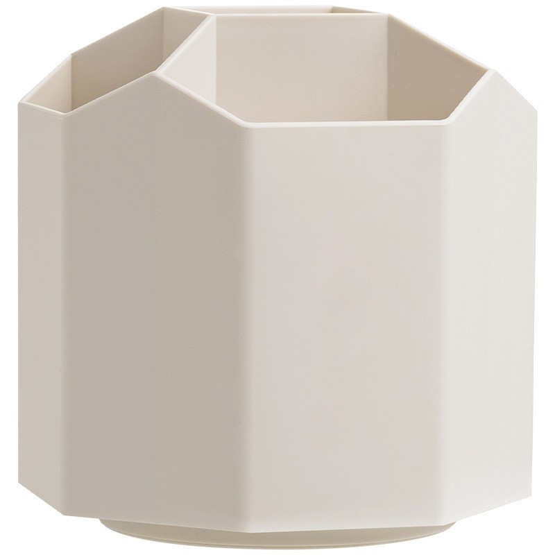 可定制大容量5格旋转笔筒高颜值ins笔筒收纳盒定制logo图3