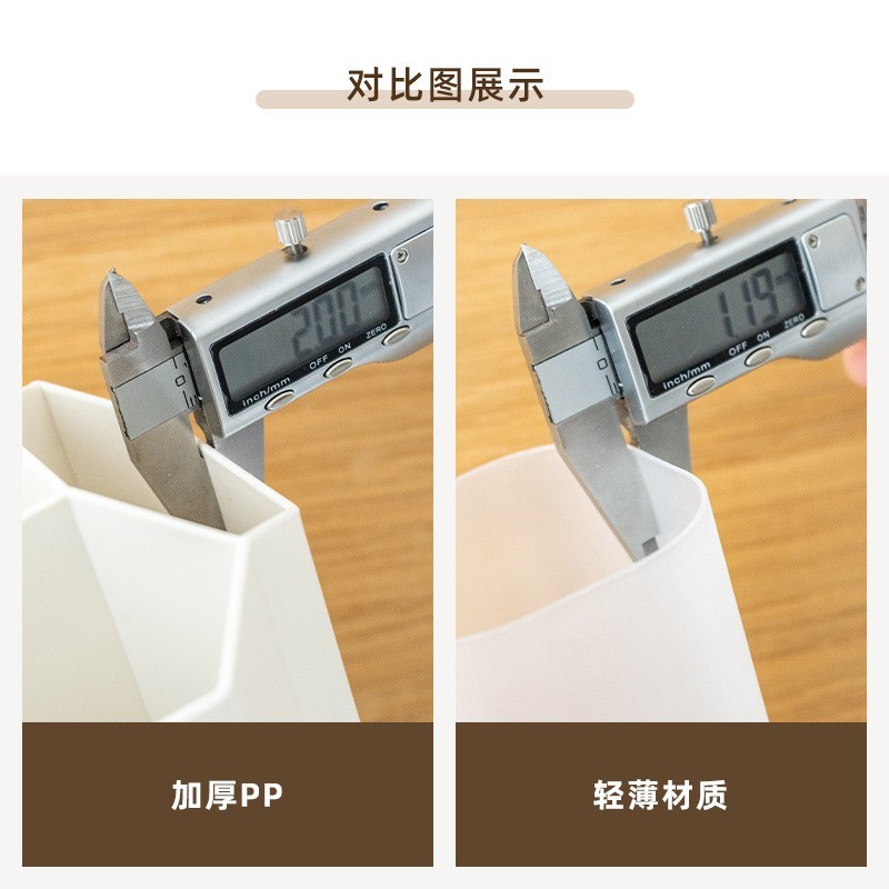 可定制大容量5格旋转笔筒高颜值ins笔筒收纳盒定制logo图2