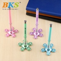 广告笔定制logo吸盘手机支架中性笔 创意文具水笔