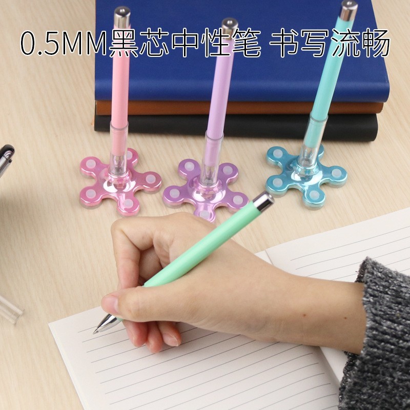 广告笔定制logo吸盘手机支架中性笔 创意文具水笔图4