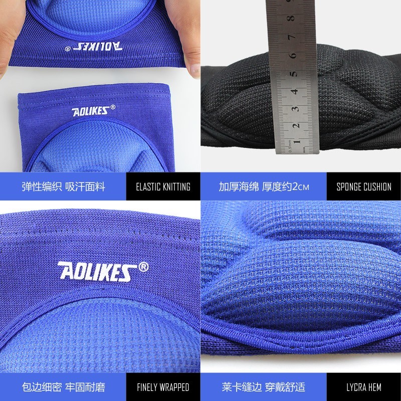 加厚防撞海绵护膝 舞蹈跪地排护膝 防撞护膝定制图2