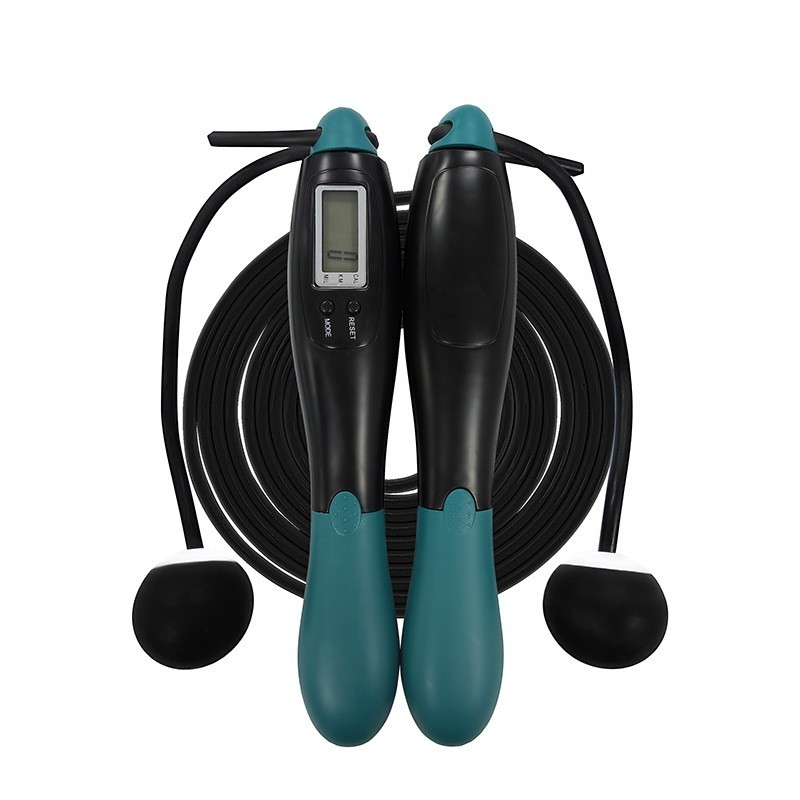 智能无绳有绳定制跳绳计数负重健身锻炼室内运动跳绳学生考试跳绳图4