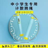 定制跳绳学生专用跳绳成人两用智能无绳可调节计数款中考专用跳绳