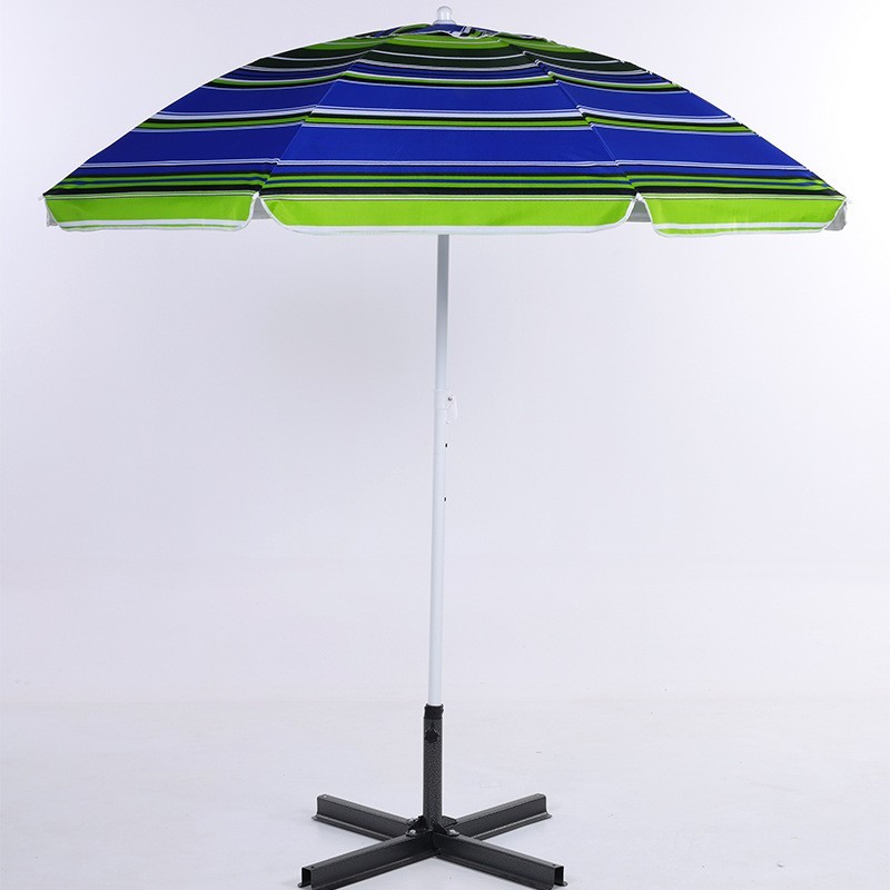 数码印花户外沙滩伞转向大伞太阳伞印刷广告防晒遮阳摆摊促销圆伞图3