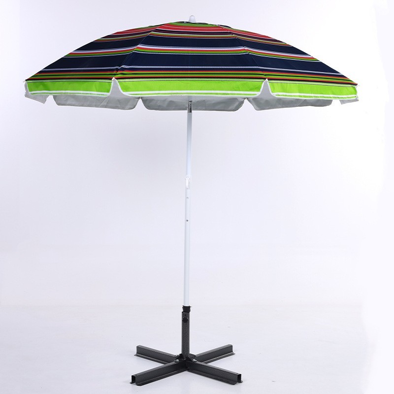 数码印花户外沙滩伞转向大伞太阳伞印刷广告防晒遮阳摆摊促销圆伞图4