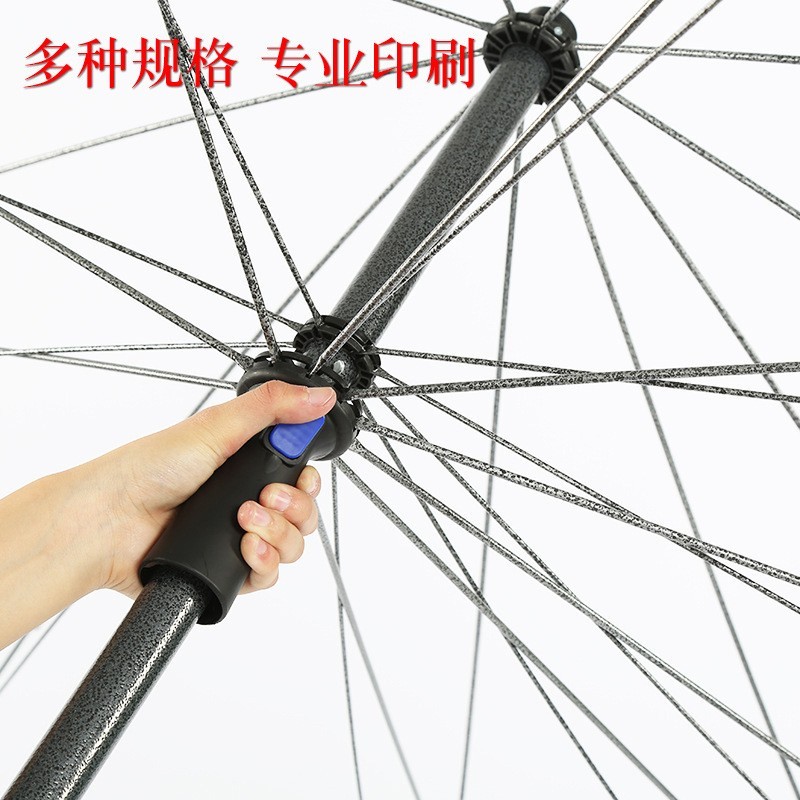 沙滩伞户外遮阳防晒摆摊圆伞定制太阳伞防风防雨庭院大伞摆摊伞图2