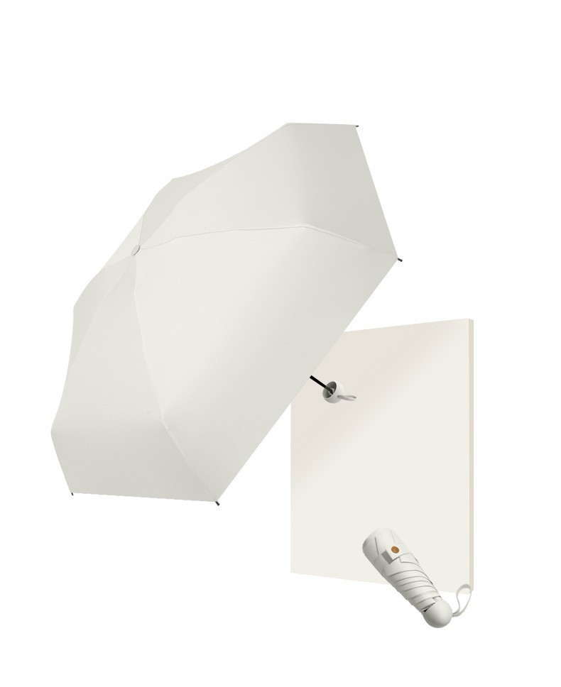 黑胶超轻小迷你遮阳太阳伞防晒防紫外线胶囊晴雨两用六折雨伞定制图5