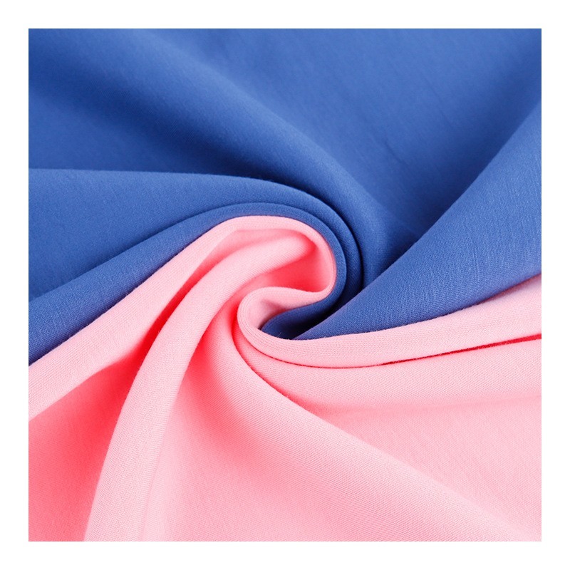 加工定制380g人棉空气层面料柔软双面弹力健康布时装休闲卫衣面料图4