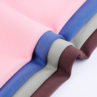 加工定制380g人棉空气层面料柔软双面弹力健康布时装休闲卫衣面料